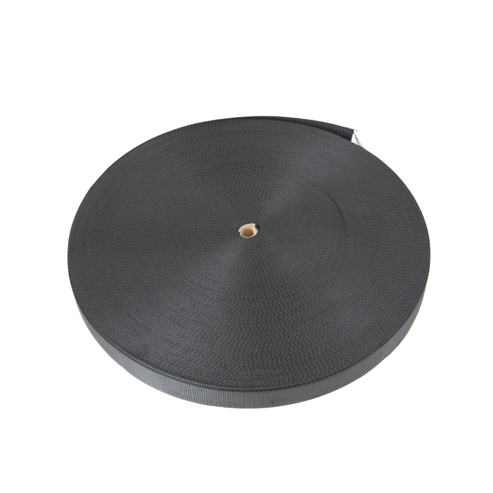 50mm幅 ベルト原反 黒 100m