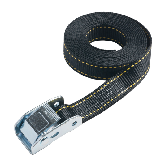 25mm幅 カムバックルベルト エンドレスタイプ 黒