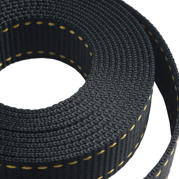 25mm幅 カムバックルベルト エンドレスタイプ 黒