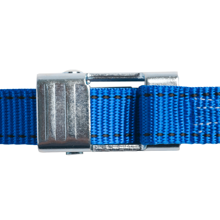 25mm幅 カムバックルベルト エンドレスタイプ 青