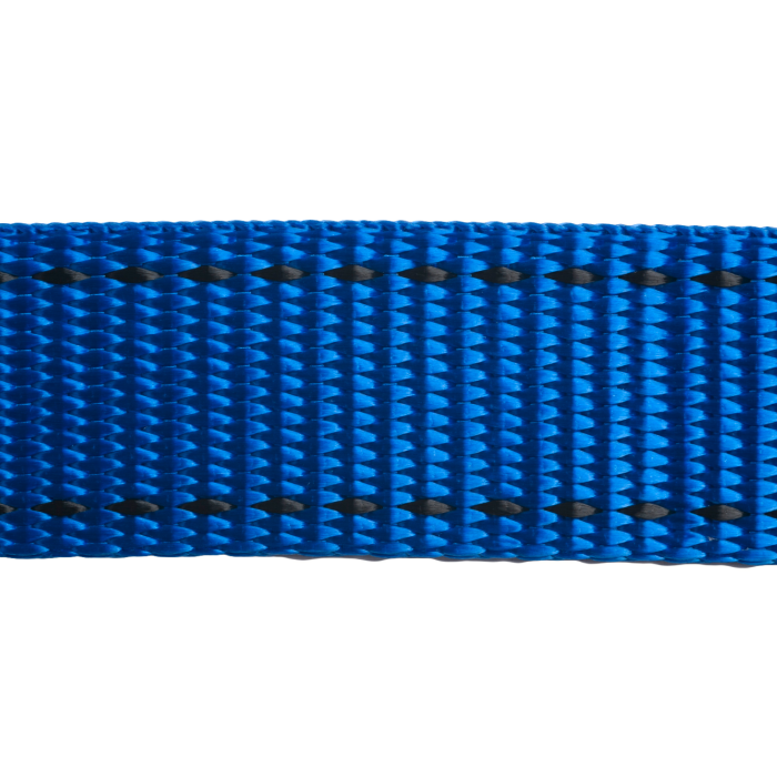 25mm幅 カムバックルベルト エンドレスタイプ 青