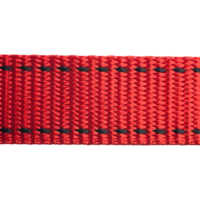 25mm幅 カムバックルベルト エンドレスタイプ 赤