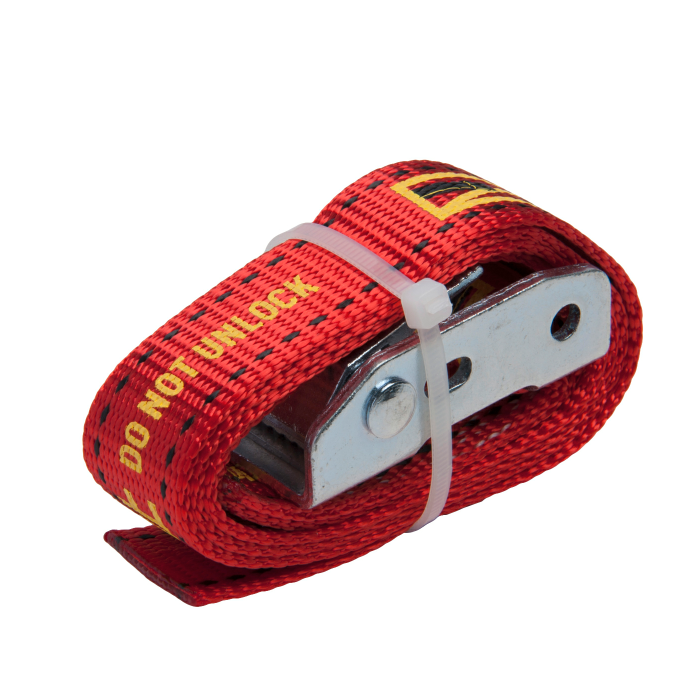 サインベルト 25mm幅 エンドレス 赤(解除禁止)