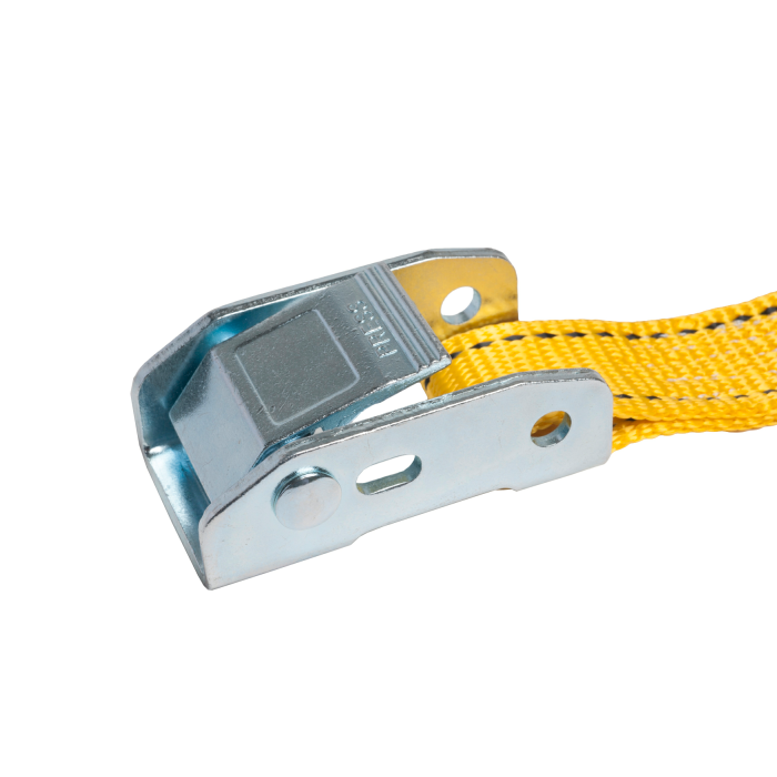 25mm幅 カムバックルベルト エンドレスタイプ 黄