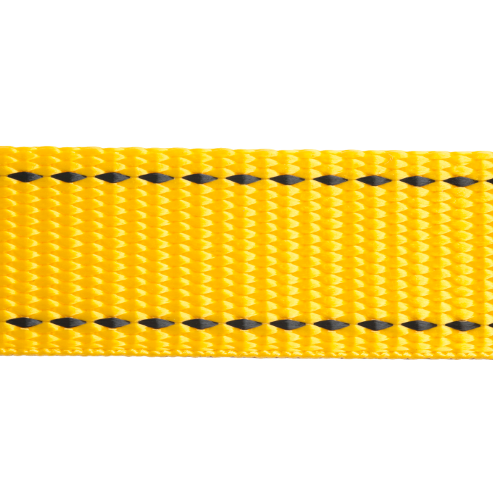 25mm幅 カムバックルベルト エンドレスタイプ 黄