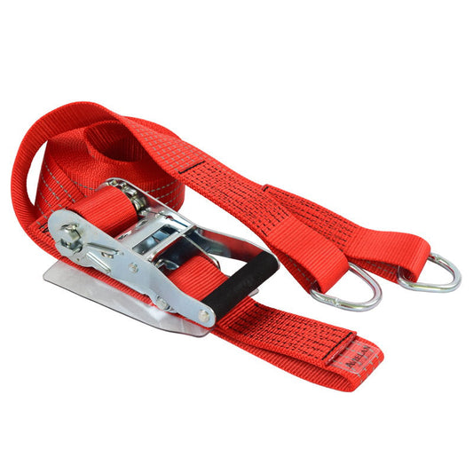 反射 ラッシングベルト 50mm幅 デルタリング レッド