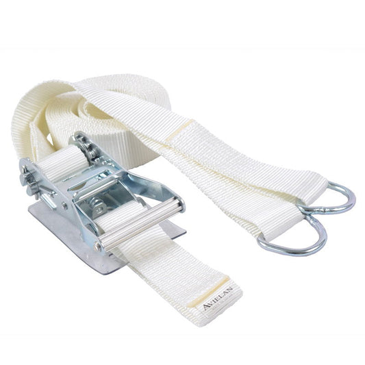 ラッシングベルト 50mm幅 デルタリング ホワイト