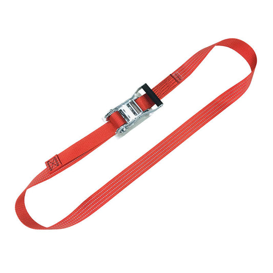 反射 ラッシングベルト 50mm幅 エンドレス レッド