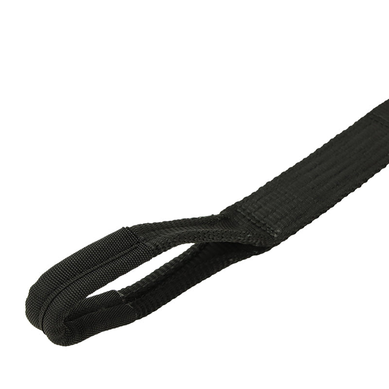 ラッシングベルト 50mm幅 Iフック(ロープフック対応) ブラック/イエロー (強化タイプ)