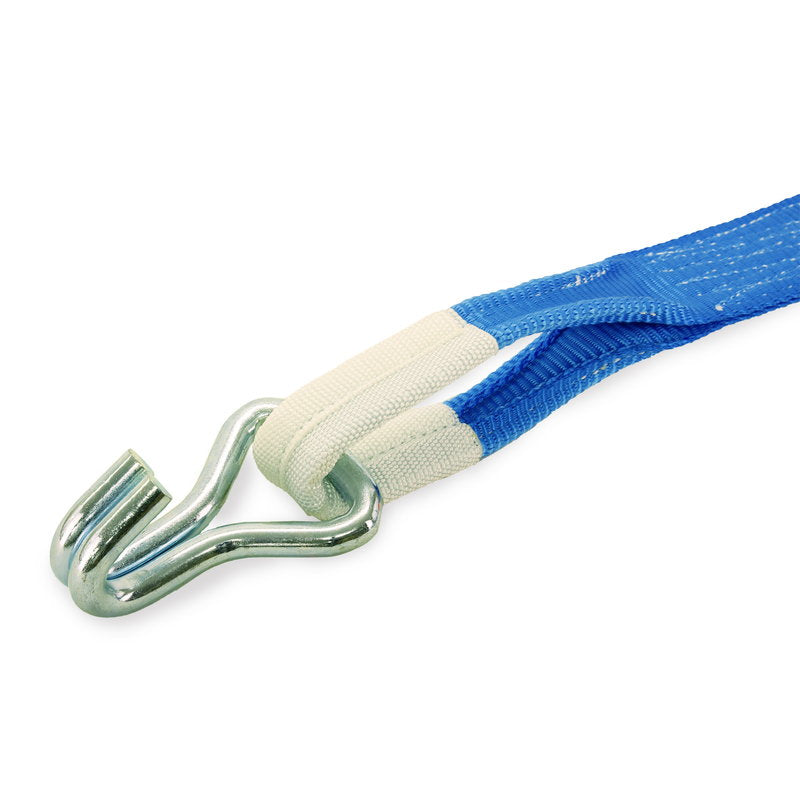 ラッシングベルト 50mm幅 IJフック(ロープフック対応) ブルー