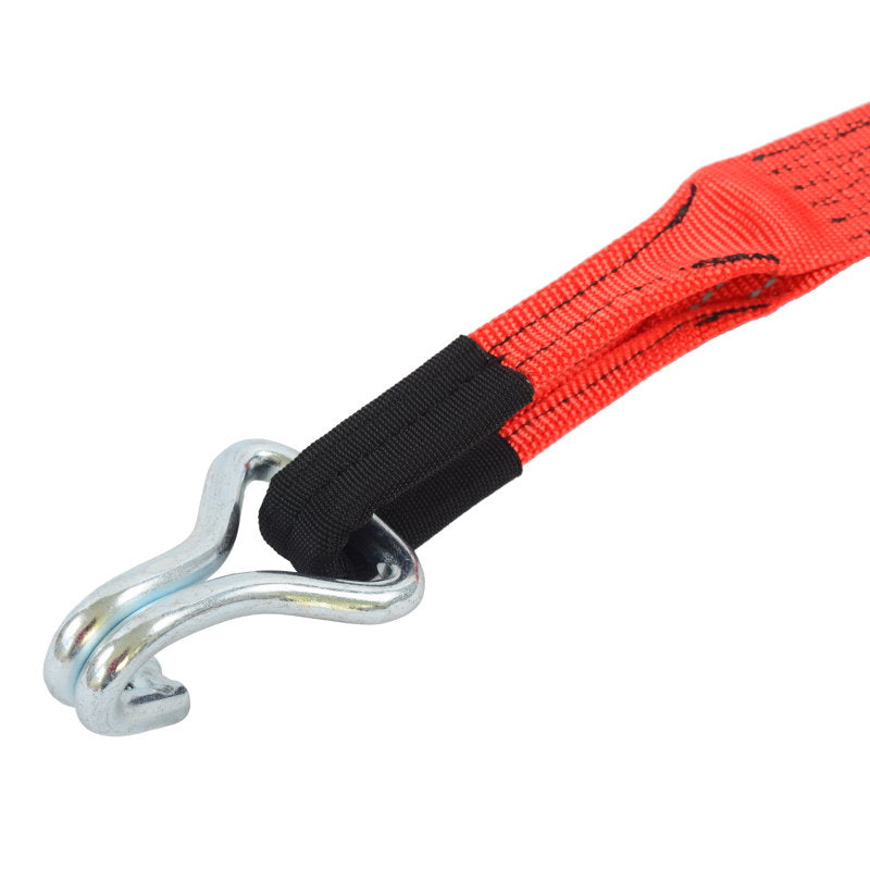 反射ロープタイオフ ロング IJフック レッド