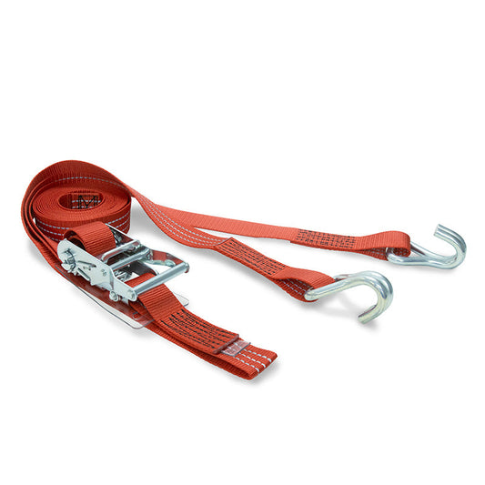 反射ラッシングベルト 35mm幅 Jフック レッド