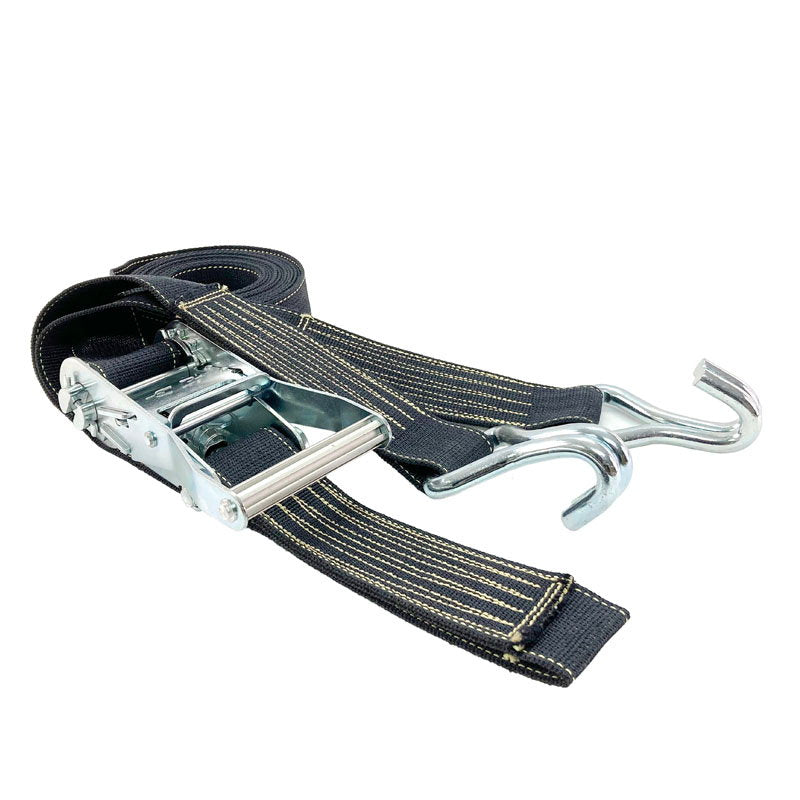 耐熱 ラッシングベルト 50mm幅 Jフック ブラック