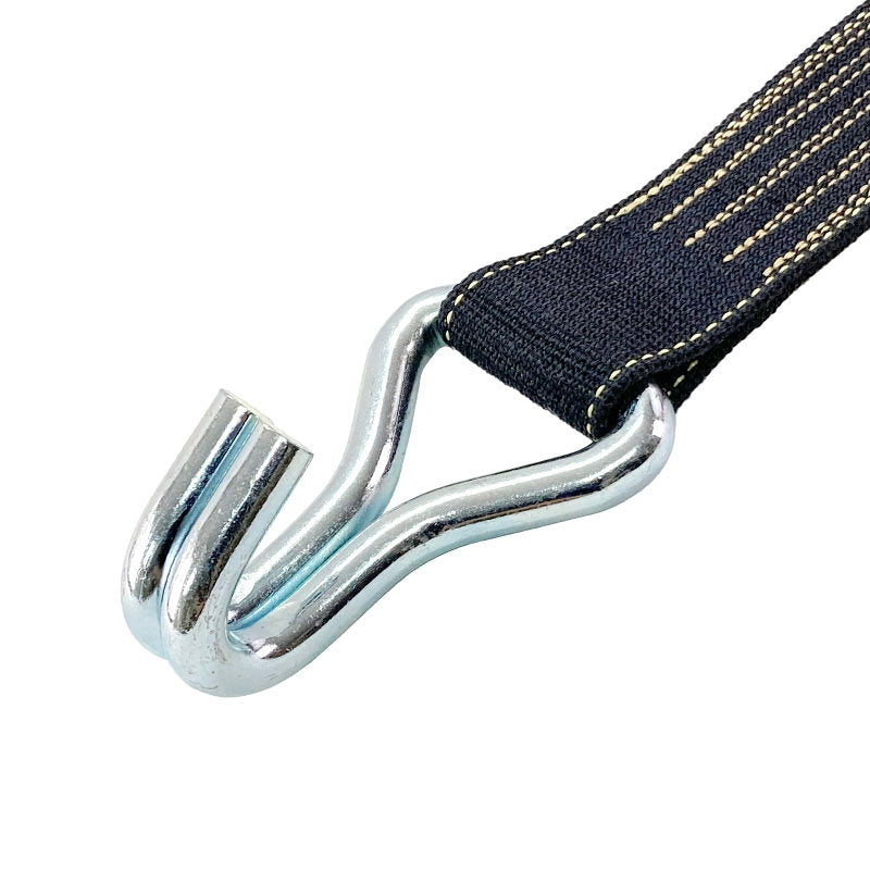 耐熱 ラッシングベルト 50mm幅 Jフック ブラック