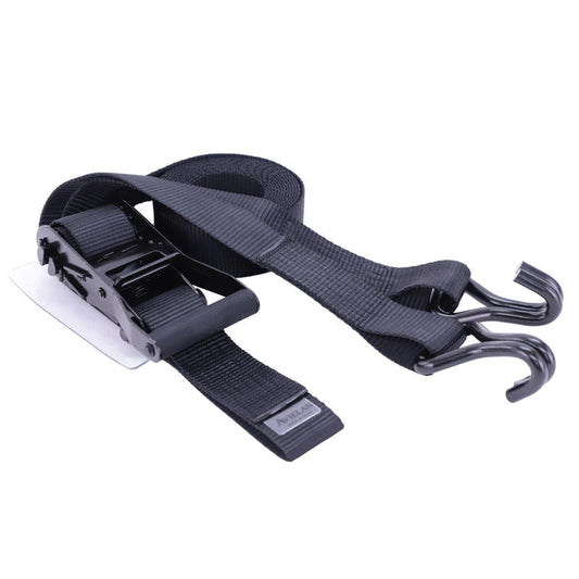 ラッシングベルト 50mm幅 Jフック オールブラック