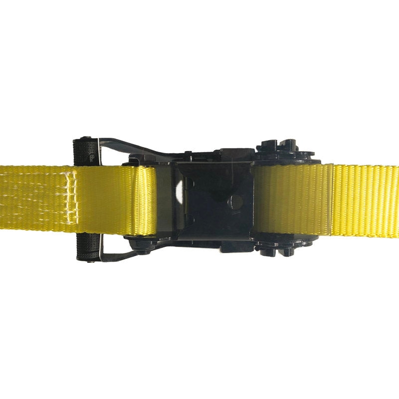 ラッシングベルト 50mm幅 Jフック イエロー (強化タイプ)