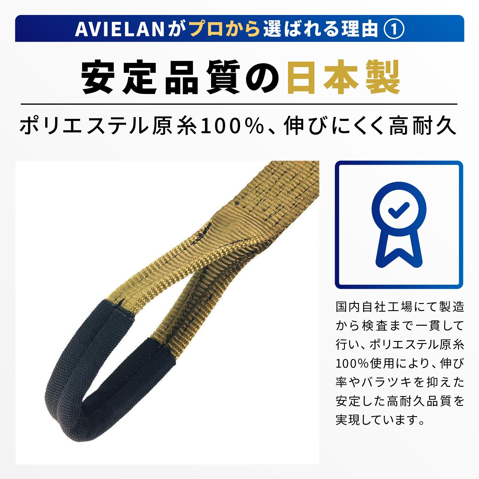 ラッシングベルト 50mm幅 Iフック(ロープフック対応) OD(オリーブ