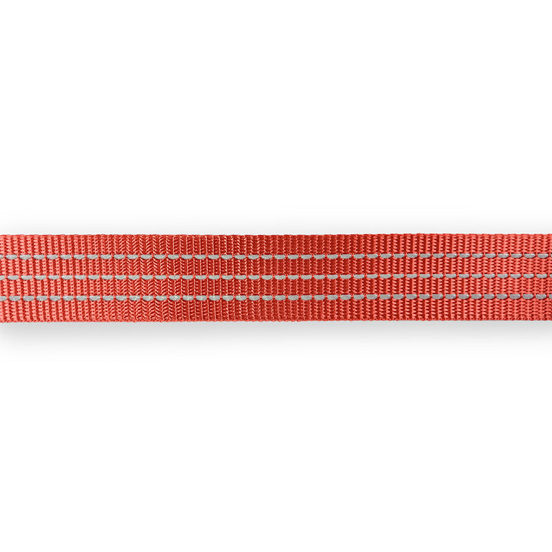 反射ラッシングベルト 35mm幅 Jフック レッド