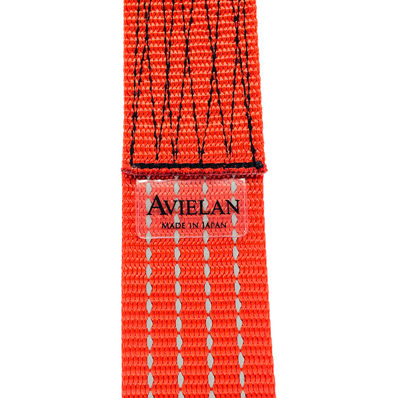 反射 ラッシングベルト 50mm幅 エンドレス レッド